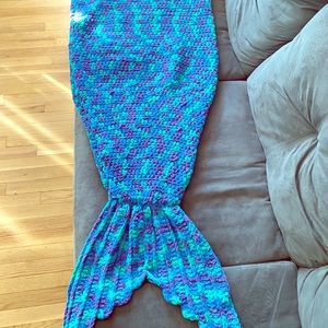 Handmade Mermaid “Snuggie” Blanket!